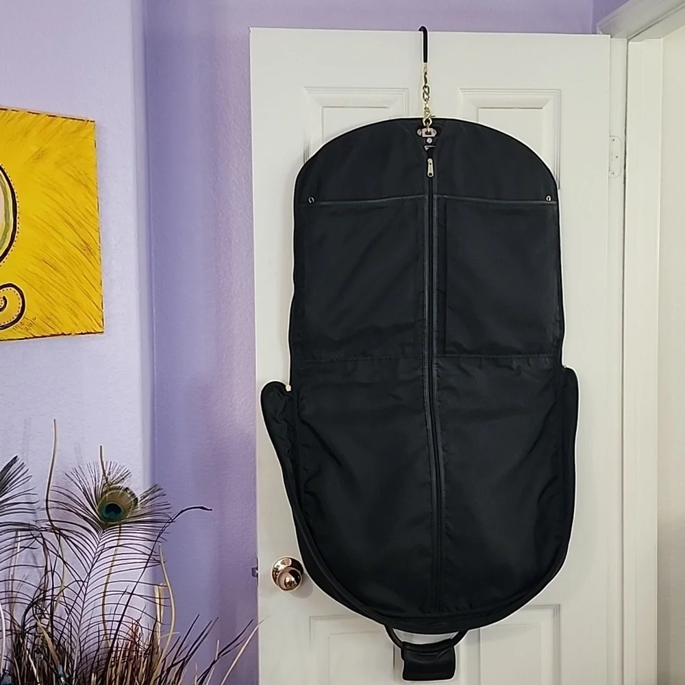 Rare Exclusive Lexus x Coach Limited Edition Black Leather Full Size Garment Bag